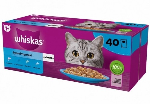 WHISKAS Fish Favourites in jelly - wet cat food - 40x85 g image 5