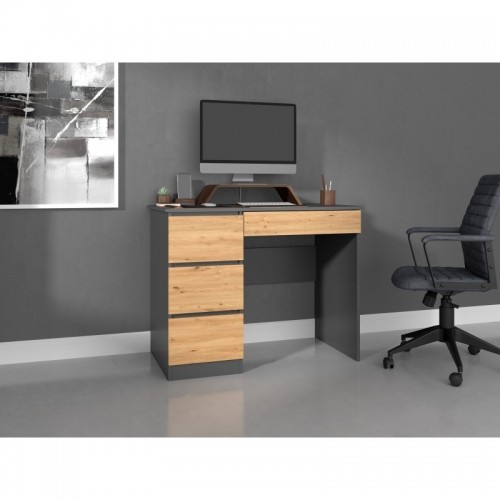 Top E Shop Desk MIJAS LEFT 98x51x76 cm Anthracite/Artisan image 5