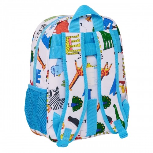 School Bag Algo de Jaime White 26 x 34 x 11 cm image 5