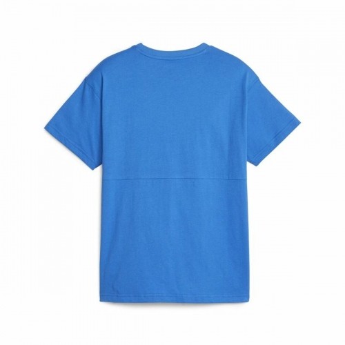 Krekls ar Īsām Piedurknēm Bērniem Puma Power Colorblock Zils image 5