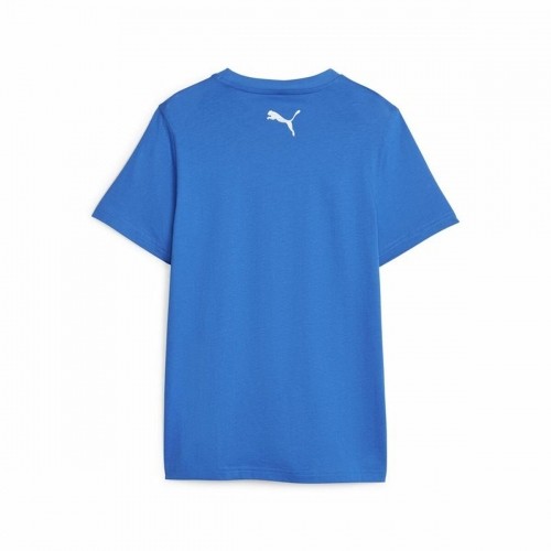 Child's Short Sleeve T-Shirt Puma Active Sports Graphic Blue image 5