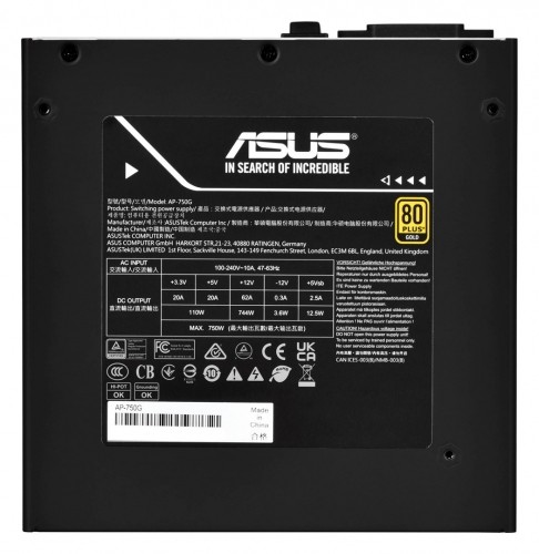 Power supply Asus Prime 750W Gold - bulk image 5
