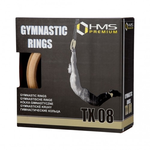 Wooden gymnastic hoops with measuring tape HMS Premium TX08 image 5