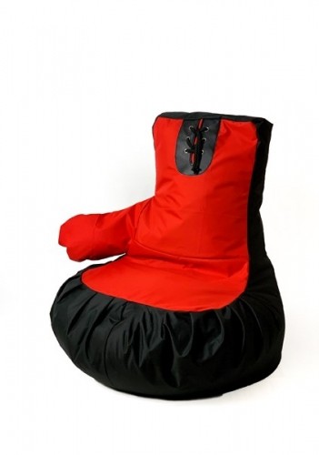 Go Gift Sako bag pouffe boxing glove black-red XL 100 x 80 cm image 5