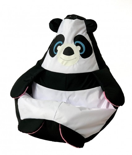 Go Gift Sako bag pouffe Panda black and white XL 130 x 90 cm image 5
