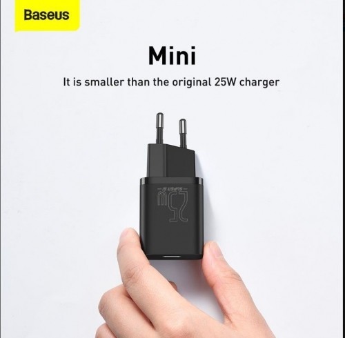 Baseus TZCCSUP-L01 mobile device charger Smartphone Black AC, USB Fast charging Indoor image 5