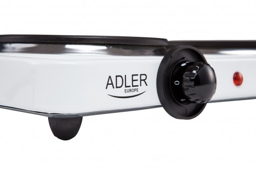 Adler AD 6504 stove Freestanding Electric Black, White image 5