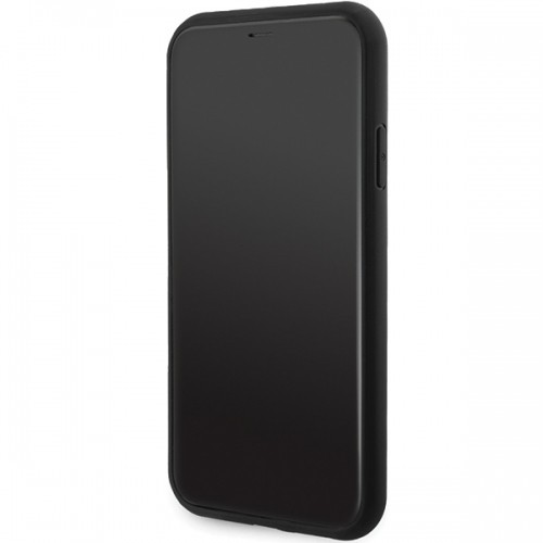 Guess GUHCN61PG4GPK iPhone 11 | Xr 6,1" czarny|black hardcase 4G Triangle Metal Logo image 5