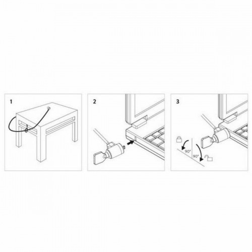 Security Cable Ewent EW1242 1,5 m 1,5 m image 5