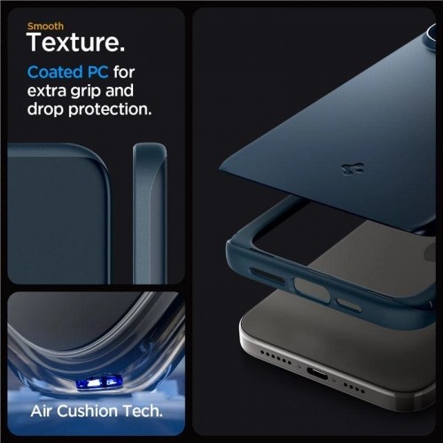Spigen Thin Fit, metal slate - iPhone 15 Pro Max image 5