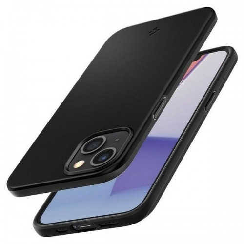 Spigen Thin Fit iPhone 13 6.1" czarny |black ACS03677 image 5