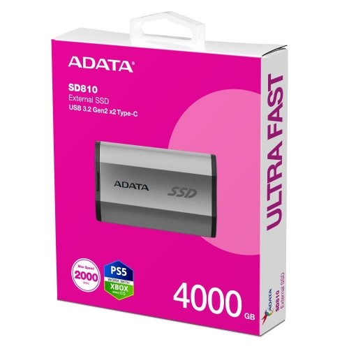 External SSD|ADATA|SD810|4TB|USB-C|Write speed 2000 MBytes/sec|Read speed 2000 MBytes/sec|SD810-4000G-CSG image 5