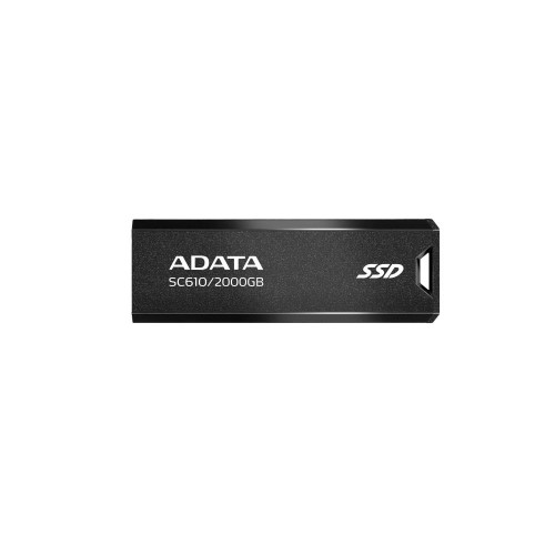 External SSD|ADATA|SC610|2TB|USB 3.2|Write speed 500 MBytes/sec|Read speed 550 MBytes/sec|SC610-2000G-CBK/RD image 5