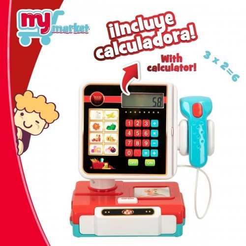 Toy Cash Register Colorbaby My Home 17 Pieces 18 x 19 x 11 cm 6 Units image 5