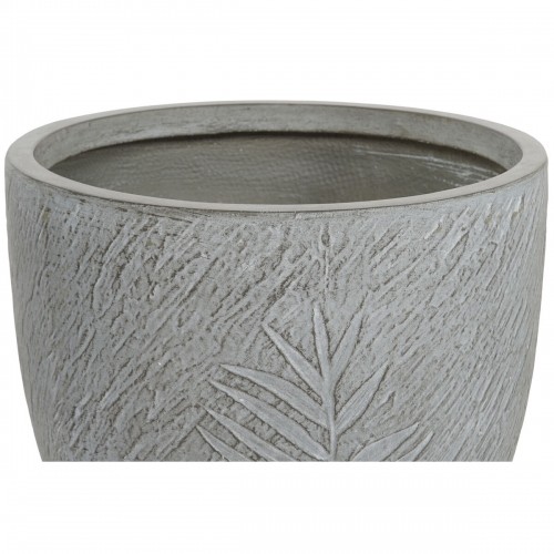 Set of Planters Home ESPRIT Light grey Fibreglass Magnesium 44 x 44,5 x 43 cm (4 Units) image 5