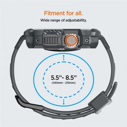 Spigen Rugged Armor Pro Case for Apple Watch Ultra 1|2 (49 mm) - Dark Gray image 5