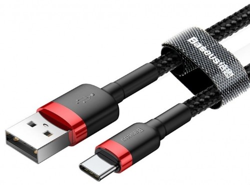 Baseus Cafule USB cable 2 m USB A USB C Black, Red image 5