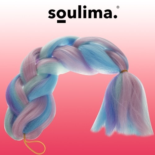 Synthetic hair ombre blue/fiol Soulima 21366 (16636-0) image 5