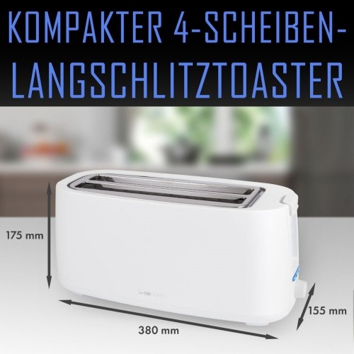 Clatronic Toaster TA3802 white image 5