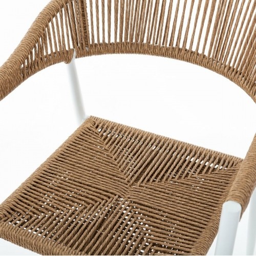 Garden chair Neska White Aluminium synthetic rattan 56 x 59,5 x 81 cm image 5