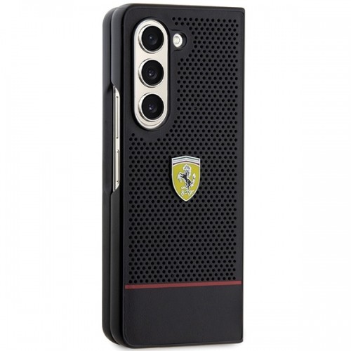 Ferrari FEHCZFD5PSEK Z Fold5 F946 czarny|black hardcase Perforated Line image 5