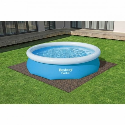 Floor protector for above-ground swimming pools Bestway 50 x 50 cm Wood image 5