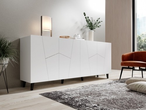 Cama Meble ETNA chest of drawers 200x42x82 white matt image 5