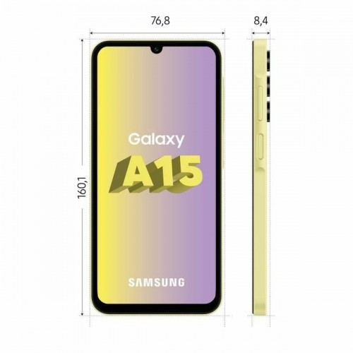 Смартфон Samsung Galaxy A15 SM-A155FZYDEUB MediaTek Helio G99 4 GB RAM 128 Гб Жёлтый image 5