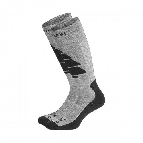 Sports Socks Picture  Wooling Ski Black/Grey Dark grey image 5