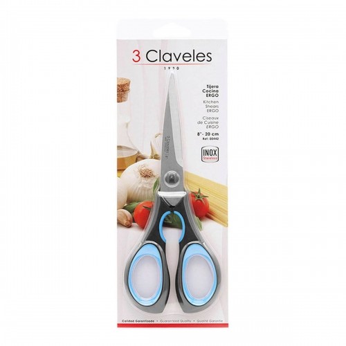 Kitchen Scissors 3 Claveles 8" Stainless steel image 5