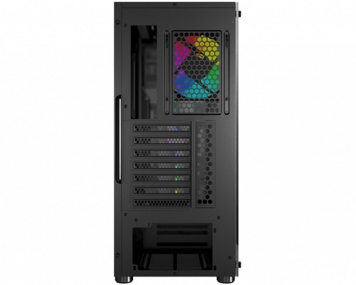 MSI MAG VAMPIRIC 010 Mid Tower Gaming Computer Case 'Black, 1x 120mm ARGB Fan, Mystic Light Sync, Tempered Glass Panel, ATX, mATX, mini-ITX' image 5