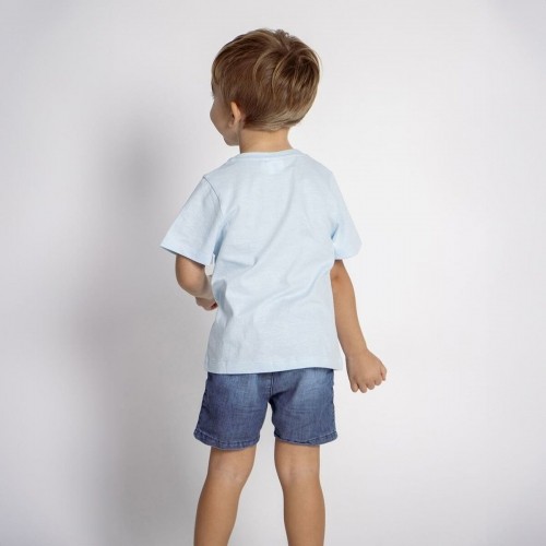 Krekls ar Īsām Piedurknēm Bērniem Stitch Gaiši Zils image 5