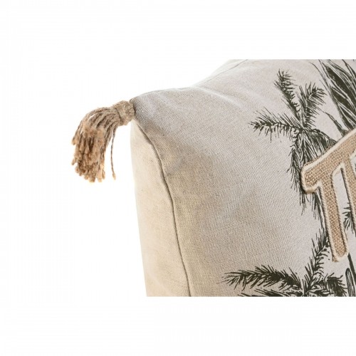 Cushion Home ESPRIT Beige Natural Tropical Boho 45 x 5 x 45 cm image 5