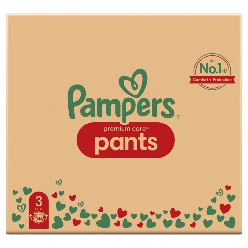 PAMPERS Premium Pants nappies Size 3, 6-11kg, 144pcs image 5