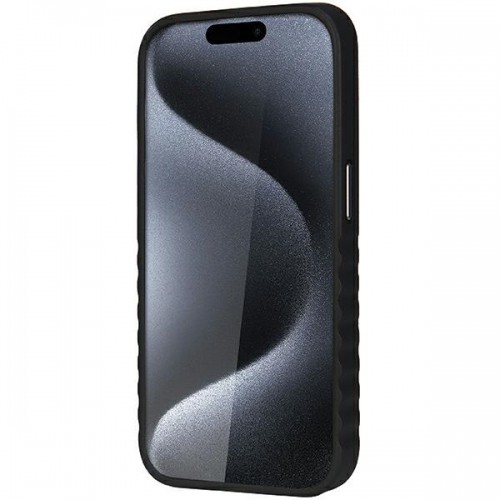 Audi Synthetic Leather MagSafe iPhone 15 Pro Max 6.7" czarny|black hardcase AU-TPUPCMIP15PM-GT|D3-BK image 5