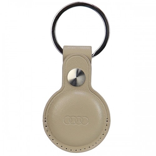 Audi etui Synthetic Leather AirTag beżowy|beige AU-ATKR-Q3|D1-BG image 5