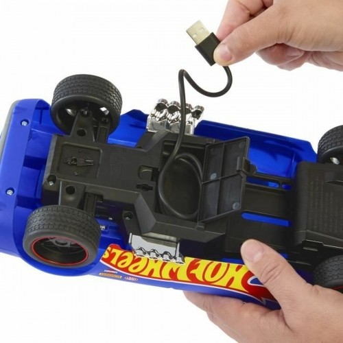 Remote-Controlled Car Hot Wheels Blue Multicolour 1:16 image 5