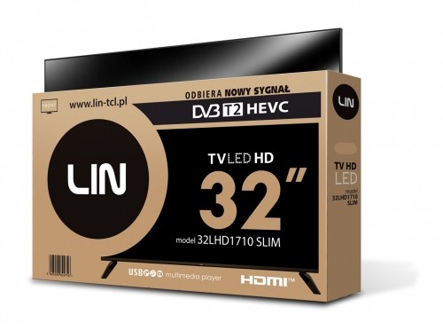 TV 32" LIN 32LHD1710 Slim HD Ready DVB-T2 image 5