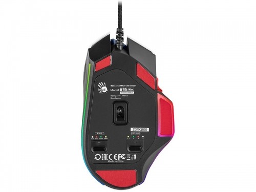 A4 Tech A4Tech BLOODY A4TMYS46832 W60 MAX Stone Black (Activated) mouse USB Type-A Optical 10 000 DPI image 5