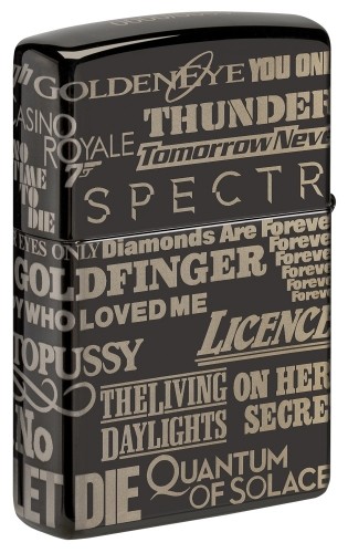 Zippo Lighter 48576 James Bond 60th Anniversary Collectible image 5