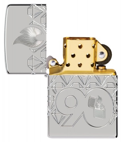 Zippo Lighter 48461 Armor® Zippo 90th Sterling Collectible Limited Edition image 5