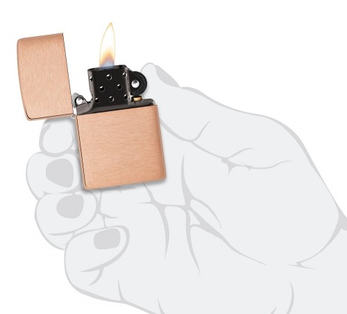 Zippo Lighter 48107 Solid Copper image 5