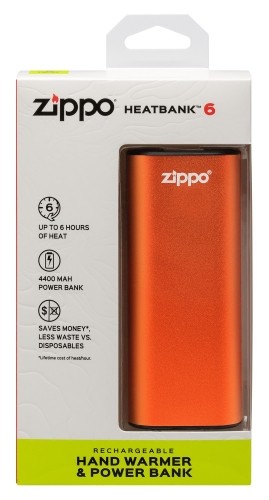 Zippo HeatBank® 6 Rechargeable Hand Warmer Orange image 5