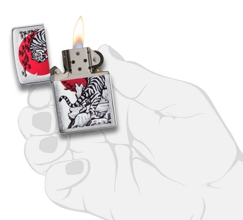 Zippo Lighter 29889 Asian Tiger Design image 5