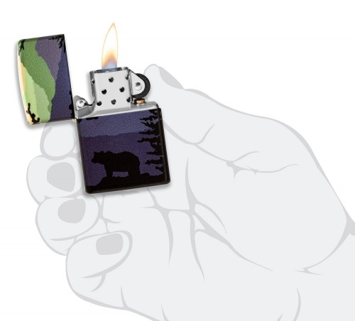 Zippo Lighter 49482 Bear Landscape Design image 5