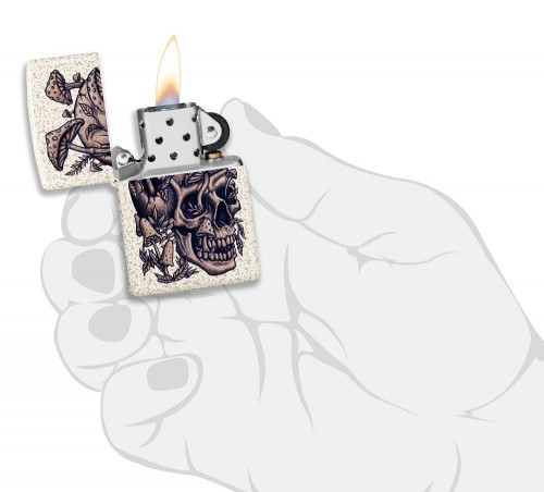 Zippo Lighter 49786 Skullshroom Design image 5