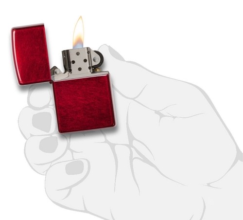 Zippo Lighter 21063 Classic Candy Apple Red™ image 5