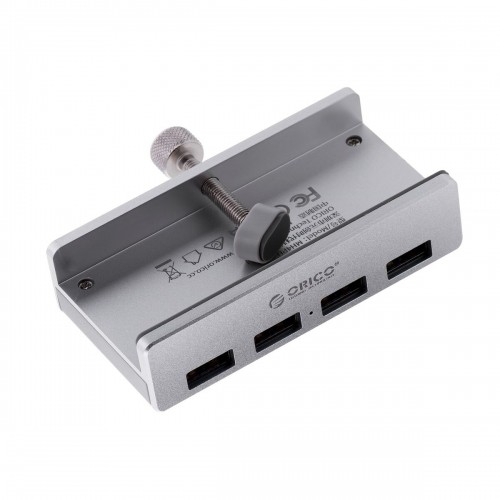 USB-разветвитель Orico ALL-USB3-HUB-4-CLIP Серебристый image 5