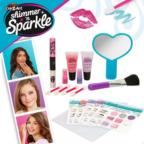 Children's Make-up Set Cra-Z-Art Shimmer 'n Sparkle Glitz and Glam 44,5 x 3,5 x 22,5 cm 4 Units image 5