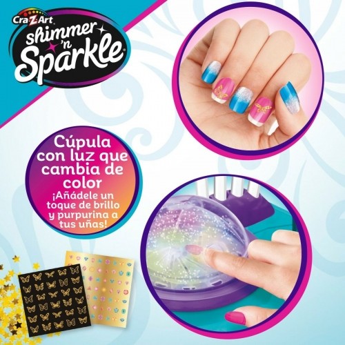 Manicure Set Cra-Z-Art Shimmer 'n Sparkle 36 x 11 x 27 cm 4 Units Children's image 5
